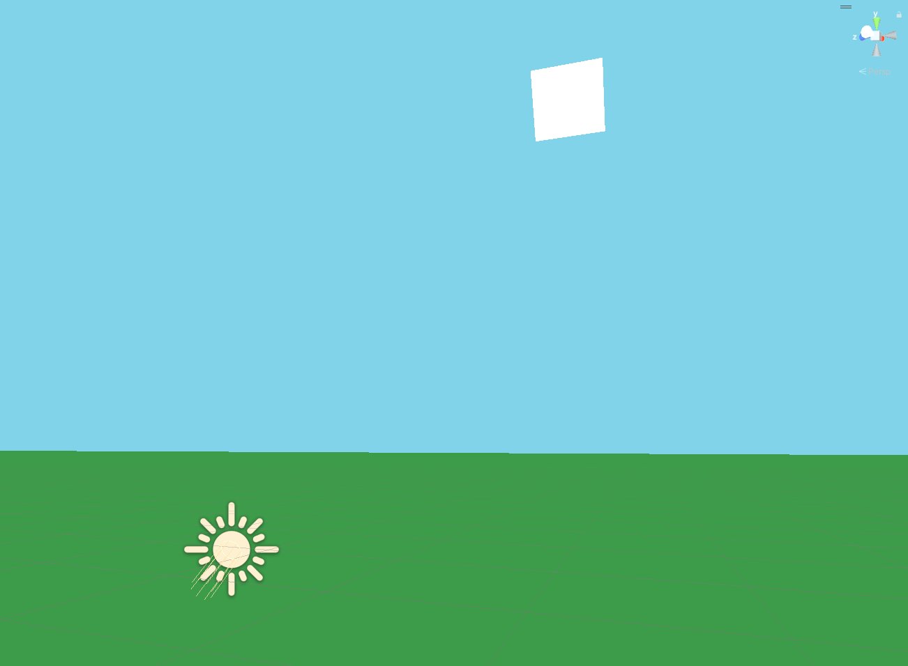 Square sun skybox